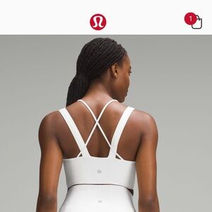 Lululemon  a cloud longline bra - light support d/dd cup